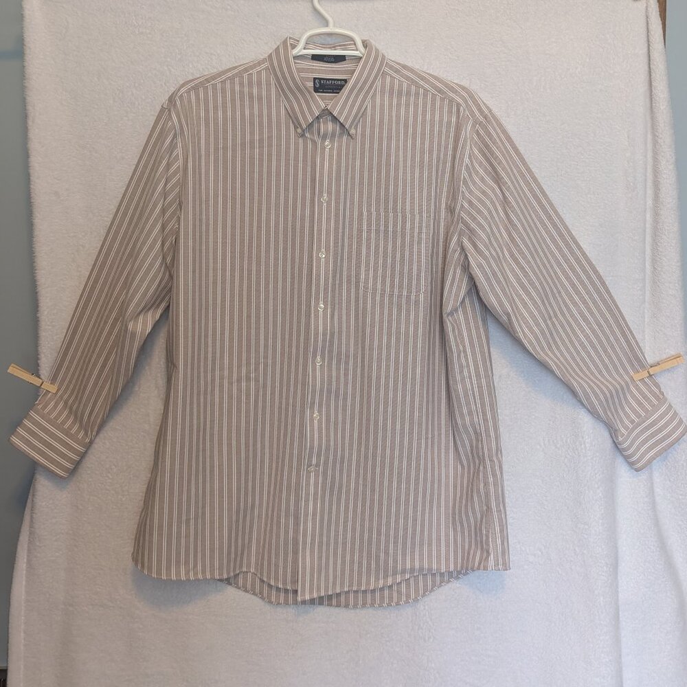 Stafford Essentials The Oxford Shirt regular fit no iron